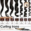 curling iron curl sizes