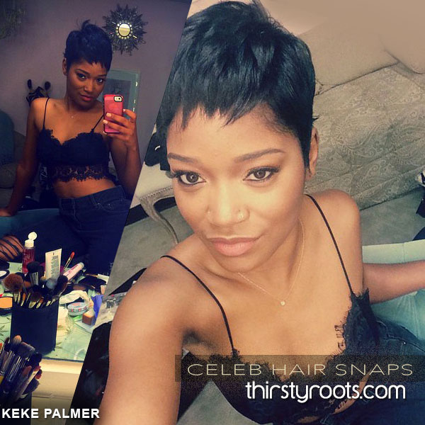 keke palmer celebrity haircut hairstyles