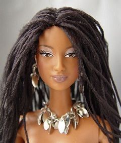 black barbie dolls with long hair