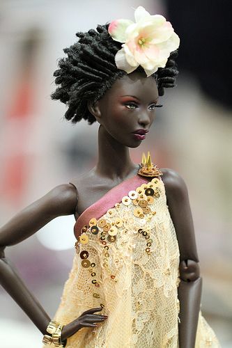 barbie with short black hair