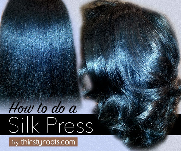 How to do a Silk Press on Natural Hair Professionally at Home?
