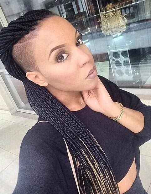 Featured image of post Box Braids With Fade For Ladies