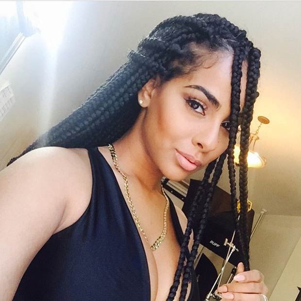 Cute Styles For Box Braids