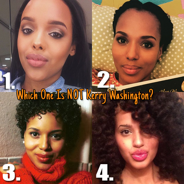 Some Serious Kerry Washington Look Alike Pics To Test Fans