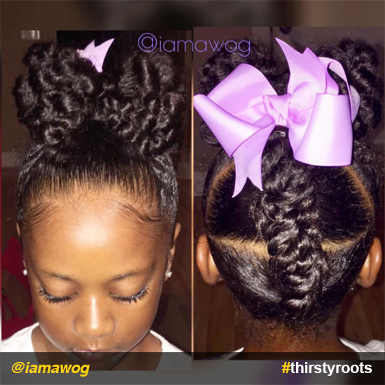 20 Cute Natural Hairstyles for Little Girls
