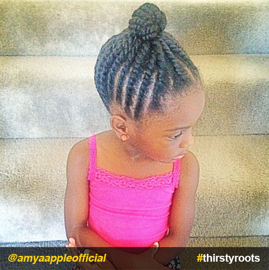 Little Girl Natural Braid Styles