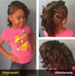 20 Cute Natural Hairstyles For Little Girls