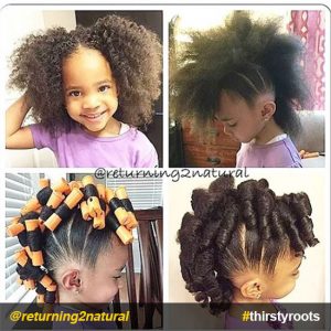 20 Cute Natural Hairstyles for Little Girls