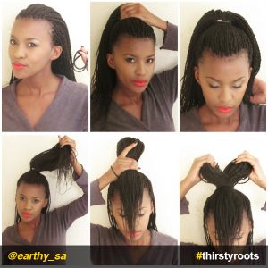 How To Do A Bow Hairstyle On Braids Or Locs