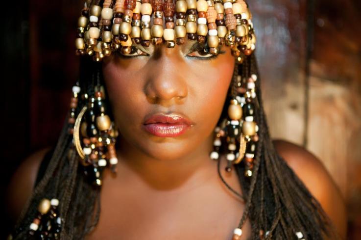 Braids with beads, cowry shells, and more