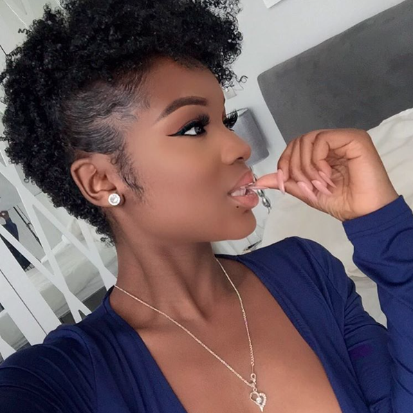 InstaFeature: Tapered cut on natural hair - @dennydaily